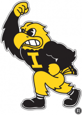 Iowa Hawkeyes 2002-Pres Mascot Logo custom vinyl decal