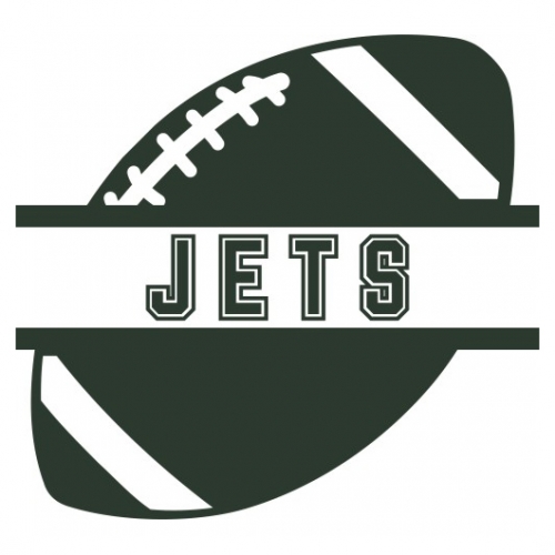 Football New York Jets Logo heat sticker