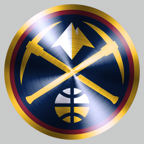 Denver Nuggets Stainless steel logo custom vinyl decal