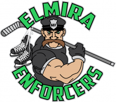 Elmira Enforcers 2018 19-Pres Primary Logo custom vinyl decal