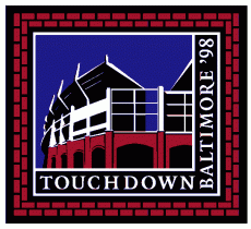 Baltimore Ravens 1998 Stadium Logo custom vinyl decal