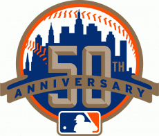 New York Mets 2012 Anniversary Logo custom vinyl decal