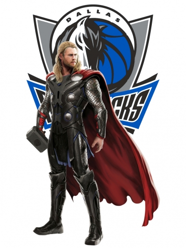 Dallas Mavericks Thor Logo custom vinyl decal