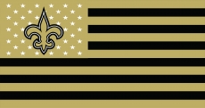 New Orleans Saints Flag001 logo heat sticker