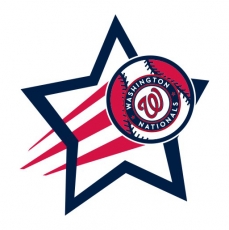 Washington Nationals Baseball Goal Star logo heat sticker