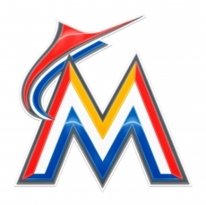 Miami Marlins Crystal Logo heat sticker