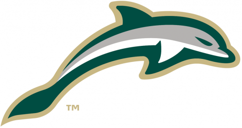 Jacksonville Dolphins 2018-Pres Alternate Logo 02 custom vinyl decal