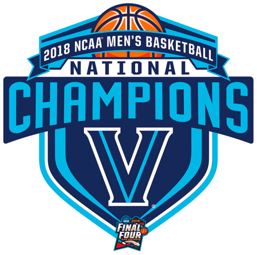 Villanova Wildcats 2018 Champion Logo custom vinyl decal