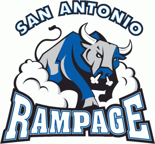 San Antonio Rampage 2002 03-2005 06 Primary Logo heat sticker
