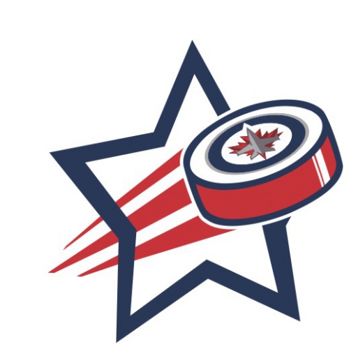 Winnipeg Jets Hockey Goal Star logo custom vinyl decal