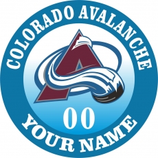 Colorado Avalanche Customized Logo custom vinyl decal