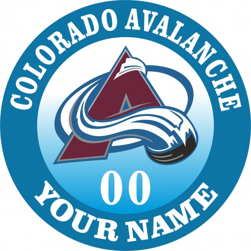 Colorado Avalanche Customized Logo heat sticker