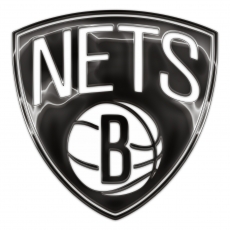 Brooklyn Nets Crystal Logo heat sticker