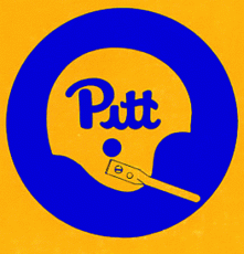 Pittsburgh Panthers 1981-1988 Alternate Logo heat sticker