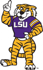 LSU Tigers 2002-2013 Mascot Logo custom vinyl decal
