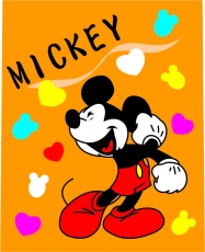 Disney-Mickey and Minnie Custom Vinyl Decal