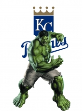 Kansas City Royals Hulk Logo heat sticker