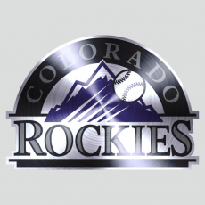 Colorado Rockies Stainless steel logo custom vinyl decal