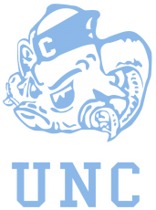North Carolina Tar Heels 1968-1982 Primary Logo heat sticker