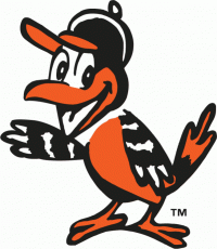 Baltimore Orioles 1954-1964 Misc Logo heat sticker