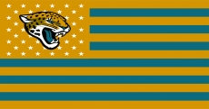 Jacksonville Jaguars Flag001 logo heat sticker