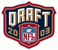 NFL Draft 2003 01 Logo custom vinyl decal