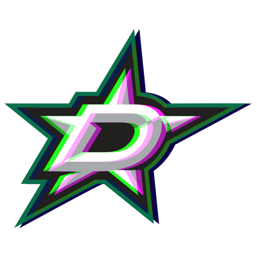 Phantom Dallas Stars logo heat sticker