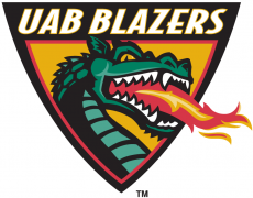 UAB Blazers 1996-2014 Primary Logo custom vinyl decal