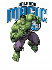 Orlando Magic Hulk Logo heat sticker