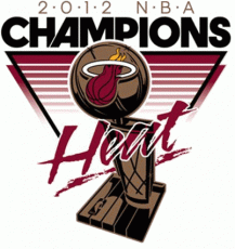 Miami Heat 2011-2012 Champion Logo 2 heat sticker