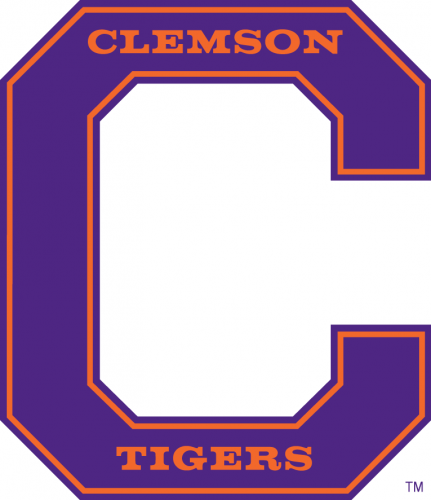 Clemson Tigers 1951-1964 Alternate Logo custom vinyl decal