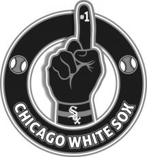 Number One Hand Chicago White Sox logo custom vinyl decal