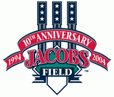 Cleveland Indians 2004 Stadium Logo heat sticker