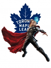 Toronto Maple Leafs Thor Logo heat sticker