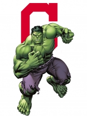 Cleveland Indians Hulk Logo heat sticker