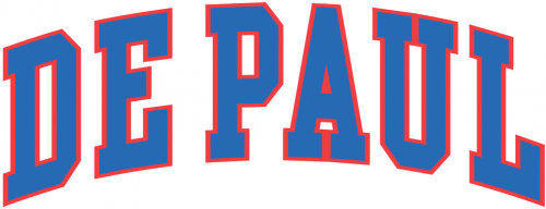 DePaul Blue Demons 1998 Wordmark Logo heat sticker