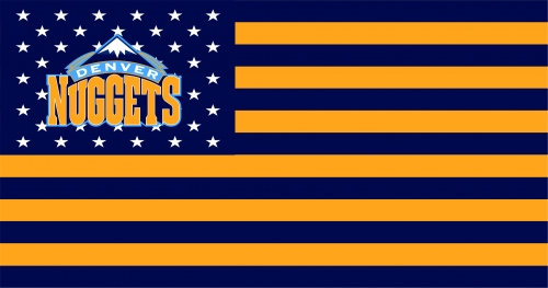 Denver Nuggets Flag001 logo custom vinyl decal