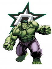 Dallas Stars Hulk Logo heat sticker