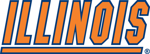 Illinois Fighting Illini 1989-2013 Wordmark Logo 01 heat sticker