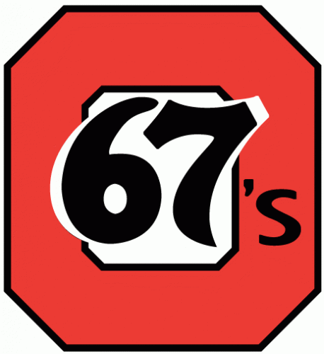 Ottawa 67s 2012 13-Pres Primary Logo custom vinyl decal