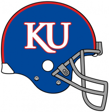 Kansas Jayhawks 2007-2009 Helmet custom vinyl decal