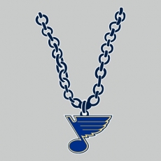 St. Louis Blues Necklace logo heat sticker