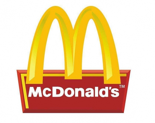 McDonald brand logo 03 heat sticker