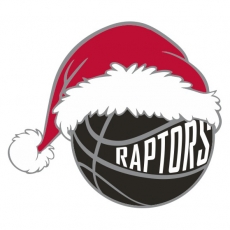 Toronto Raptors Basketball Christmas hat logo custom vinyl decal