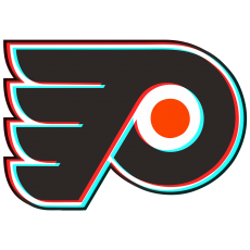 Phantom Philadelphia Flyers logo heat sticker