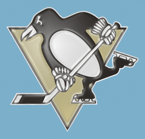 Pittsburgh Penguins Plastic Effect Logo custom vinyl decal