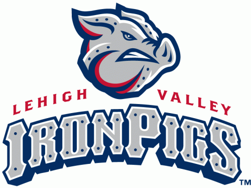 Lehigh Valley IronPigs 2008-Pres Primary Logo heat sticker