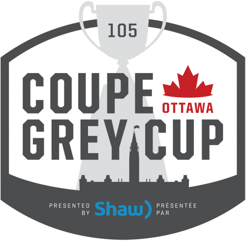 Grey Cup 2017 Unused Logo heat sticker