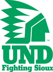 North Dakota Fighting Hawks 1976-1999 Alternate Logo 01 heat sticker