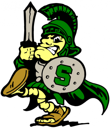 Michigan State Spartans 2000-Pres Mascot Logo heat sticker